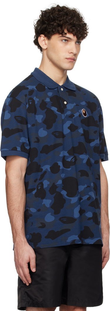 Polo tričko BAPE Camouflage Polo Shirt Červená | 001POK801001M, 4