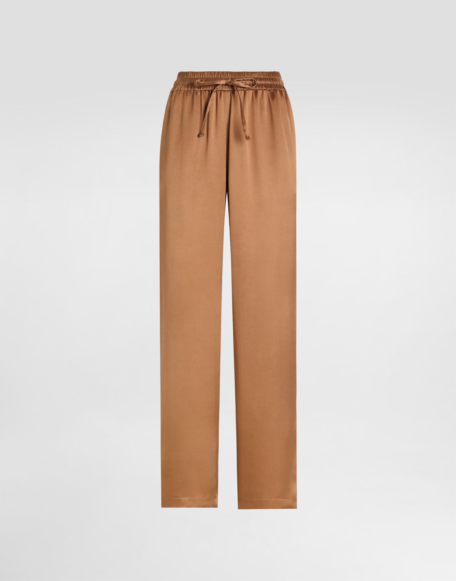 Pyžamo Dolce & Gabbana Dolce & Gabbana Double Silk Satin Pajama Pants Hnedá | FTC9FTFU1NUM0180, 0