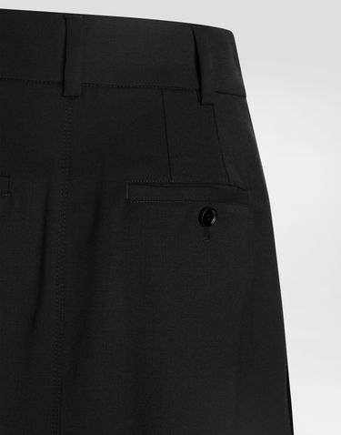 Sukňa Dolce & Gabbana Bi-stretch Sallia Pleated High-Waist Midi Skirt Čierna | F4C6DTFUBGCN0000, 3