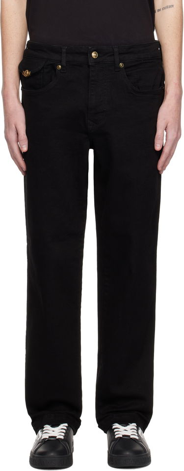 Džínsy Versace Black 5-Pocket Jeans Čierna | E77GAB501_ECDW00, 0