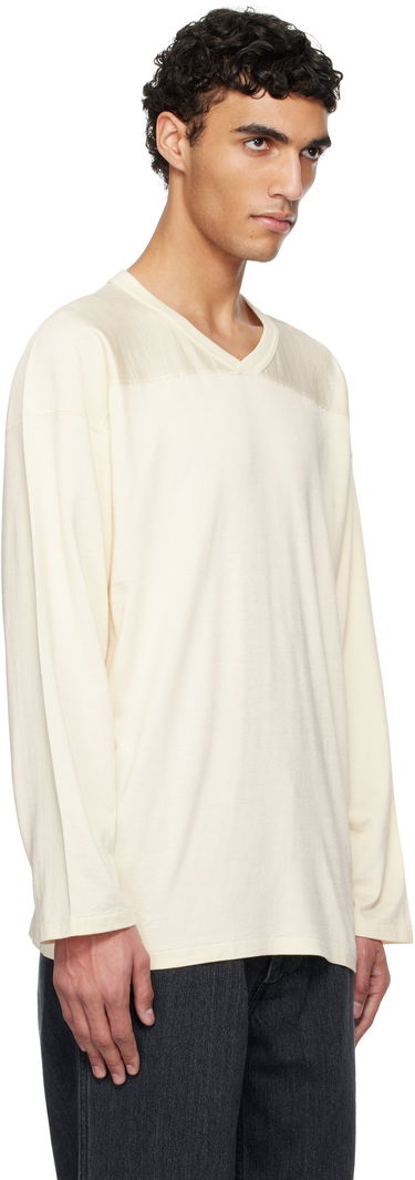 Sveter NANAMICA nanamica Rayon Cotton Long Sleeve T-Shirt Béžová | S25SH015U, 1