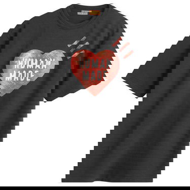 Tričko Human Made Big Heart T-Shirt Čierna | HM30TE015-BLK, 0