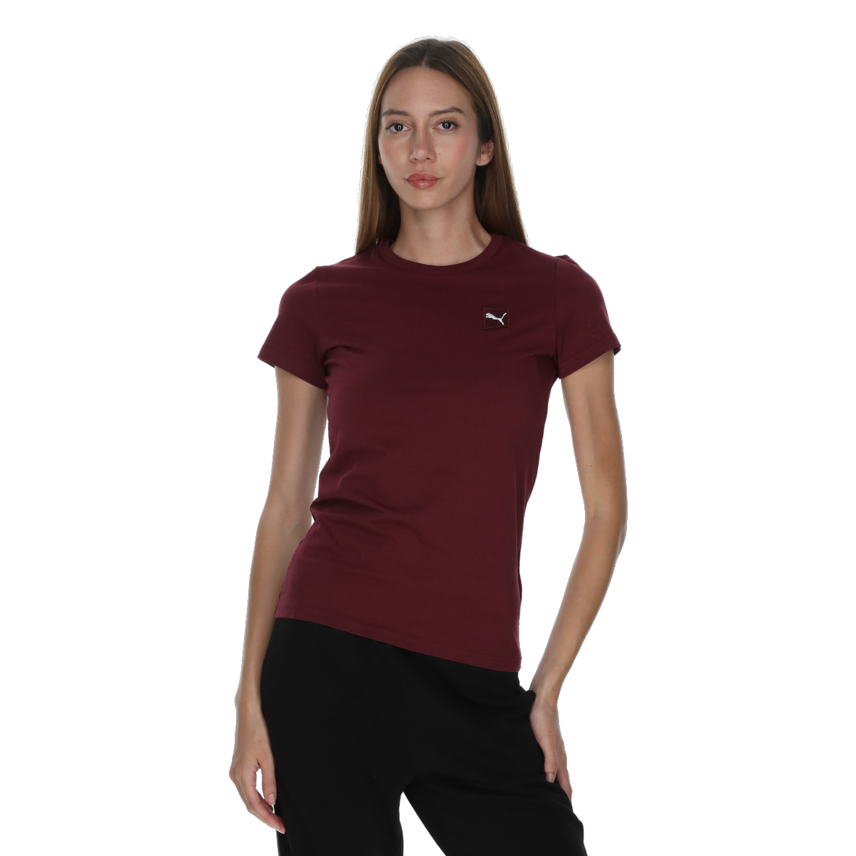 Tričko Puma Essentials Elevated Short-Sleeve T-Shirt Vínová | 685016-96, 0