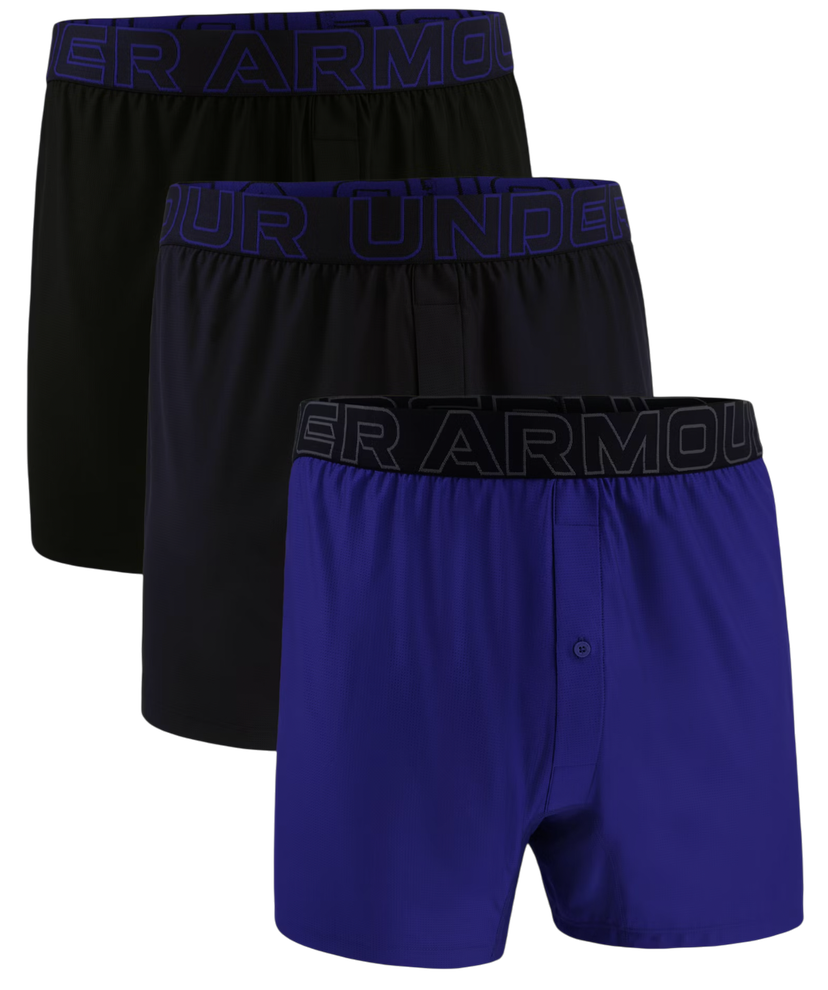 Boxerky Under Armour Performance Tech Mesh Boxer Short (3-Pack) Modrá | 1390498-400