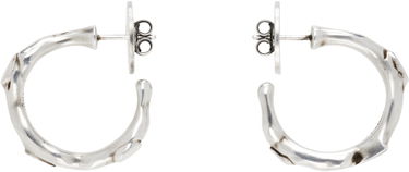 Náušnice Ann Demeulemeester Ann Demeulemeester Juana Silver Thorn Hoop Earrings Metalická | 2520-W-JE53-JW020-070, 0