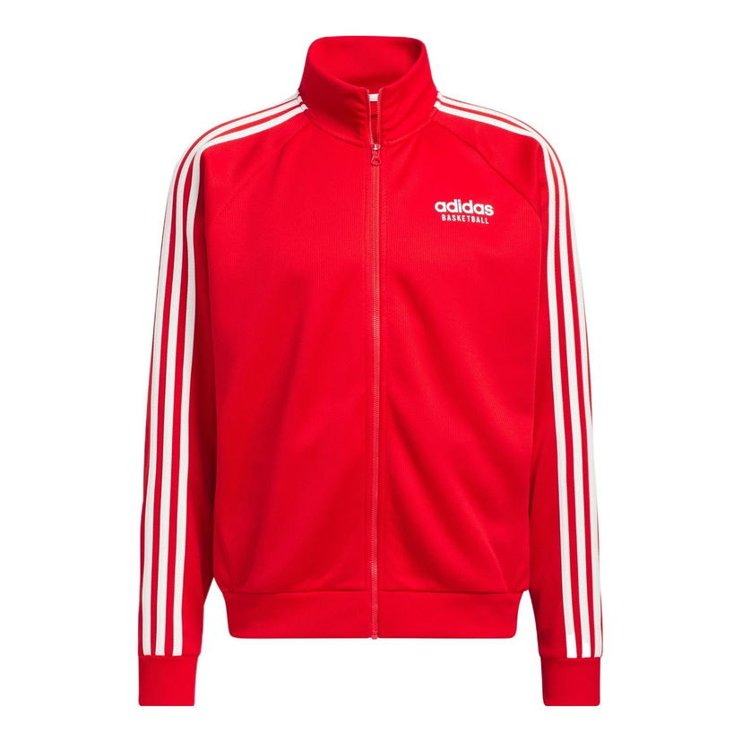 Bunda adidas Originals Select Basketball Track Jacket Červená | IC2414