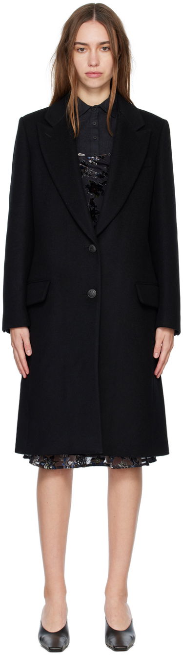 Kabáty rag & bone Rag & Bone Wooster Coat Čierna | WAW22H2036NA36, 0