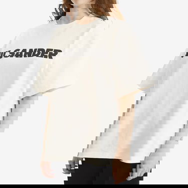 Tričko Jil Sander Jil Sander Logo T-Shirt, Size Large Biela | J03GC0137-J45148-102, 5