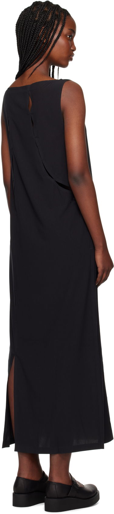 Šaty Y-3 Y-3 Slit Maxi Dress Čierna | JD1474, 2