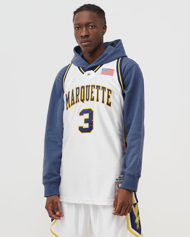 Dres Mitchell & Ness NCAA AUTHENTIC JERSEY UNIVERSITY MARQUETTE 2002-03 DWYANE WADE #3 Biela | AJY54490-MAU02DWAWHIT, 1