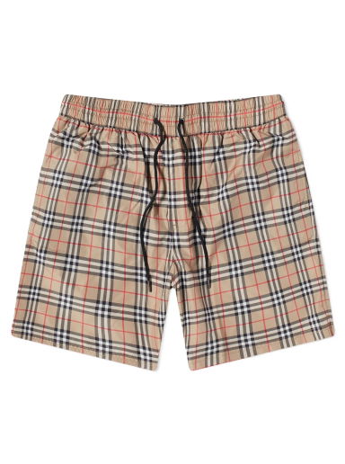 Plavky Burberry Guildes Classic Check Swim Short Béžová | 8017295-A7028