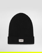 Dolce & Gabbana Knitted Logo Plaque Beanie
