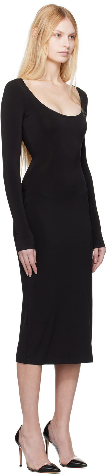 Šaty GUIZIO Guizio Sander Midi Dress Čierna | H24415K012, 1