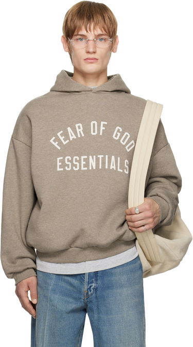 Mikina Fear of God Fear of God ESSENTIALS Fleece Hoodie Hnedá | 192HO246251F, 0