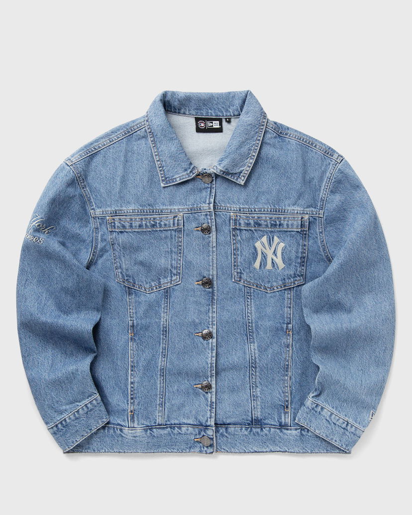 Bunda New Era New York Yankees Denim Jacket Modrá | 60684315