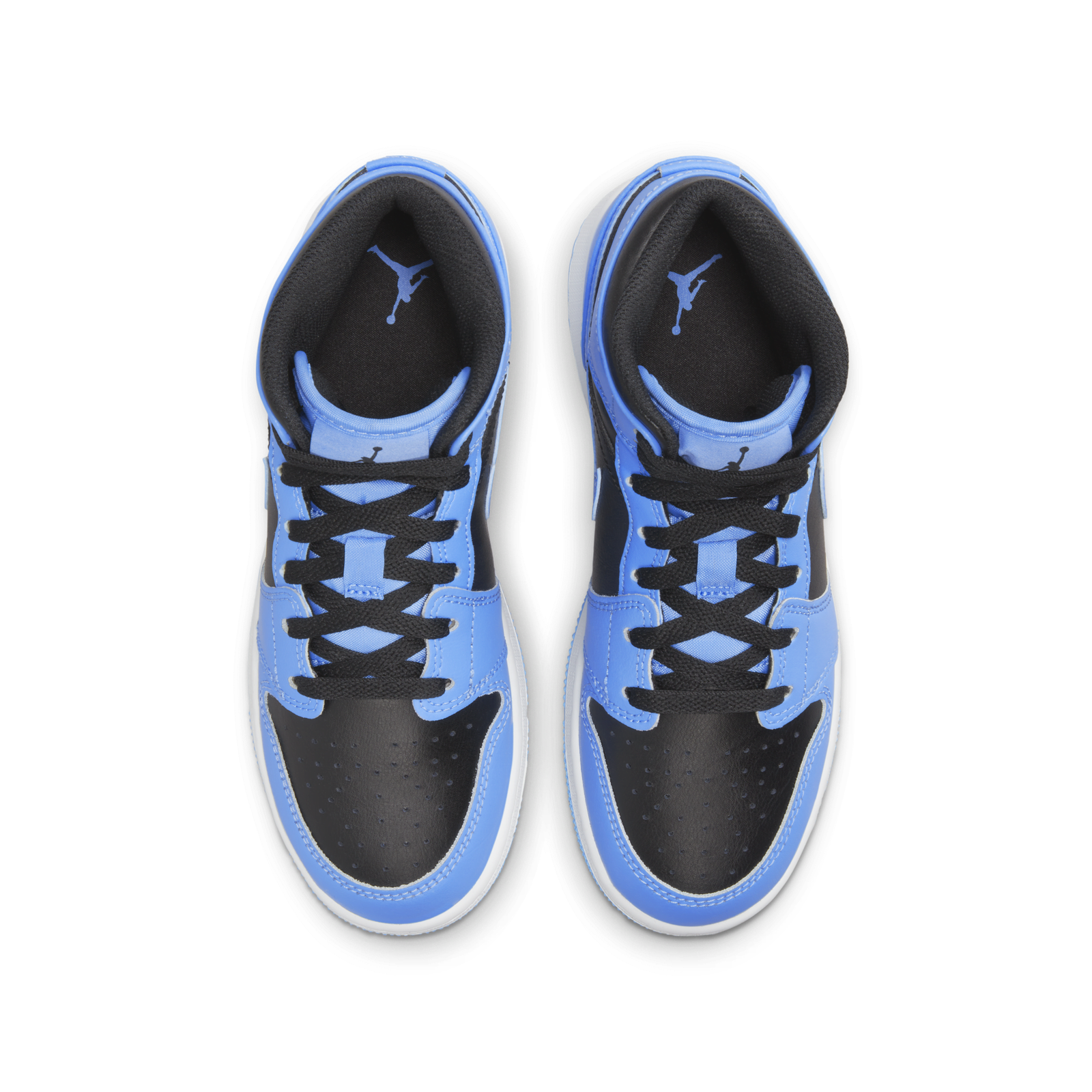 Jordan 1 Mid "Black University Blue"