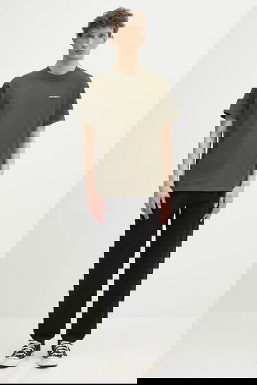 Tričko Carhartt WIP S/S Script Embroidery T-Shirt Zelené | I030435.2QHXX, 4