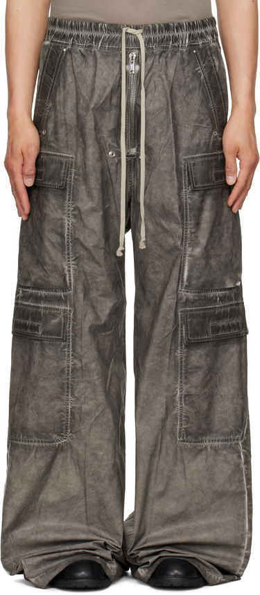 Cargo nohavice Rick Owens Rick Owens DRKSHDW Hollywood Double Cargo Jumbo Belas Pants Šedá | DU01E3398 PF, 0