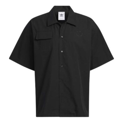 Košeľa adidas Originals Originals Speed Short Sleeve Shirt Čierna | HU1238