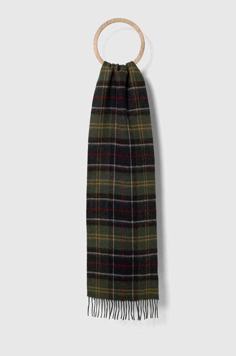 Šál Barbour Wool Scarf Zelené | USC0362