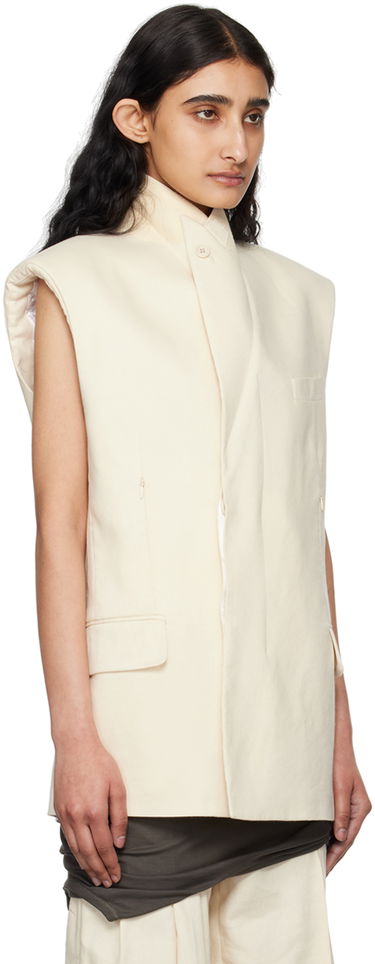 Vesta Helmut Lang Helmut Lang Car Vest Béžová | O04HW199, 1