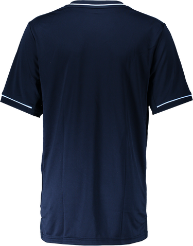 Dres adidas Originals Custom Short-Sleeve V-Neck Jersey with Geometric Pattern and AEROREADY Čierna | fi6186schwarz, 1