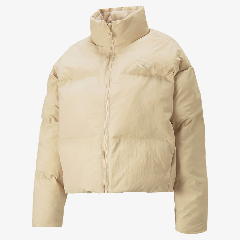Prešívaná bunda Puma CLASSICS Oversized Short Puffer Jacket Béžová | 535574-67