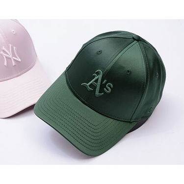 Šiltovka New Era Satin 9FORTY Oakland Athletics Adjustable Cap Zelené | 60595370, 3