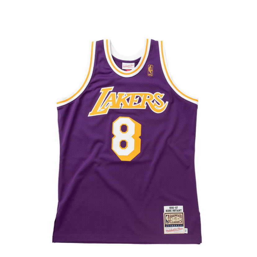 Dres Mitchell & Ness NBA AUTHENTIC JERSEY LOS ANGELES LAKERS ROAD 1996-97 KOBE BRYANT #8 Fialová | AJY4GS18092-LALPURP96KBR