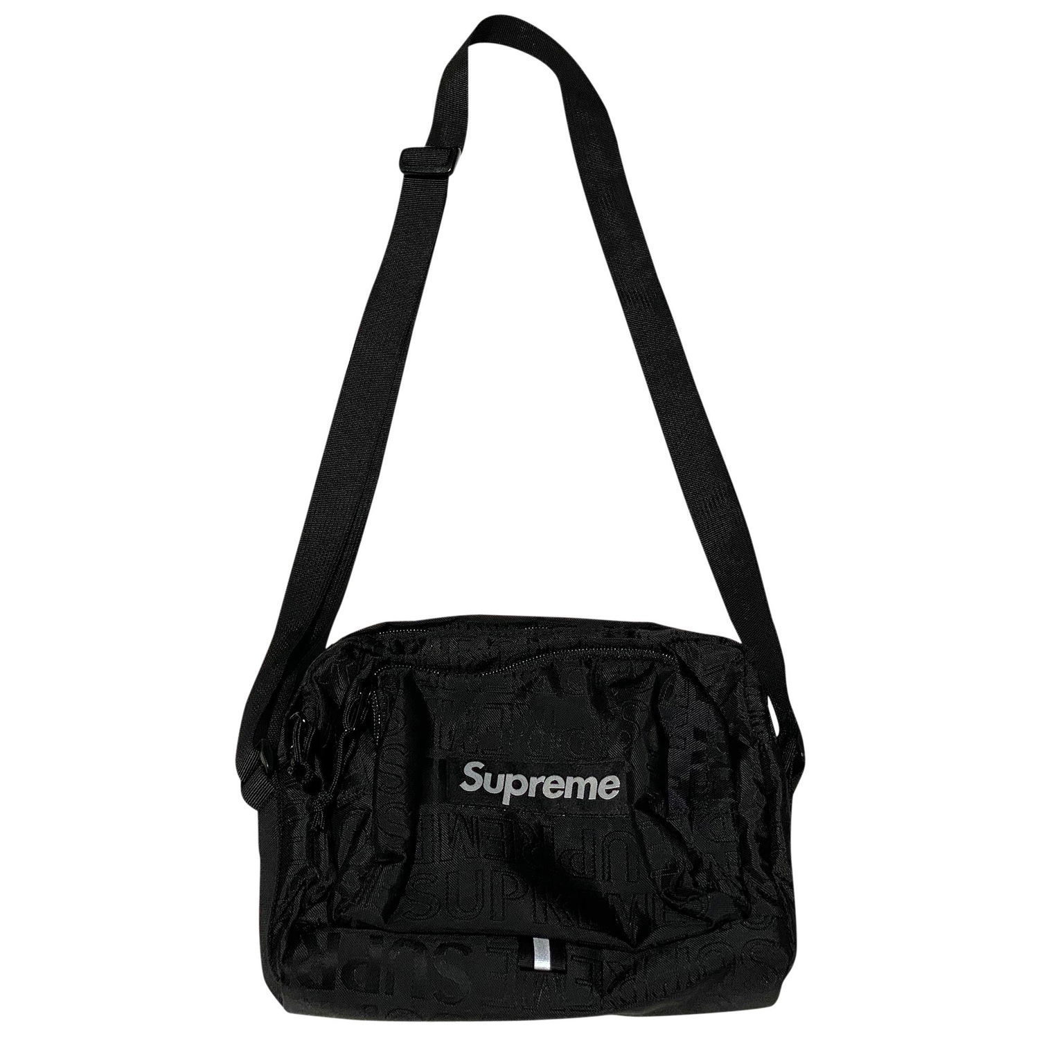 Taška cez rameno Supreme Shoulder Bag Čierna | SS19B10 BLACK, 1