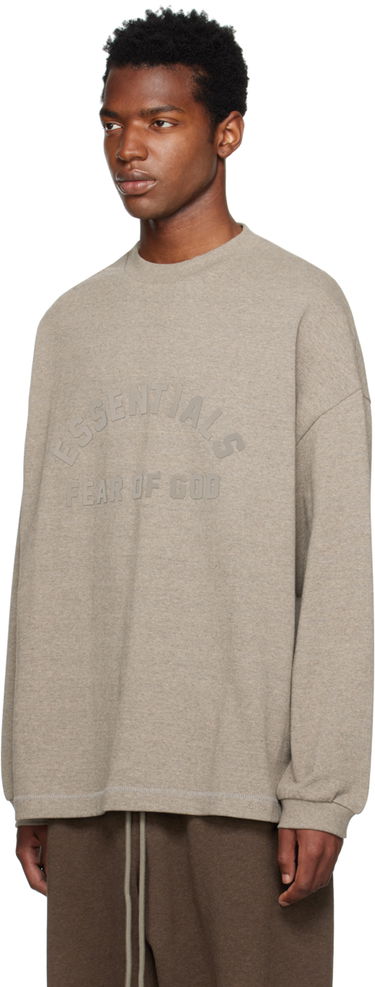 Tričko Fear of God Core Collection Heavy L/S Tee Heather Grey Šedá | 125SU242011F, 3