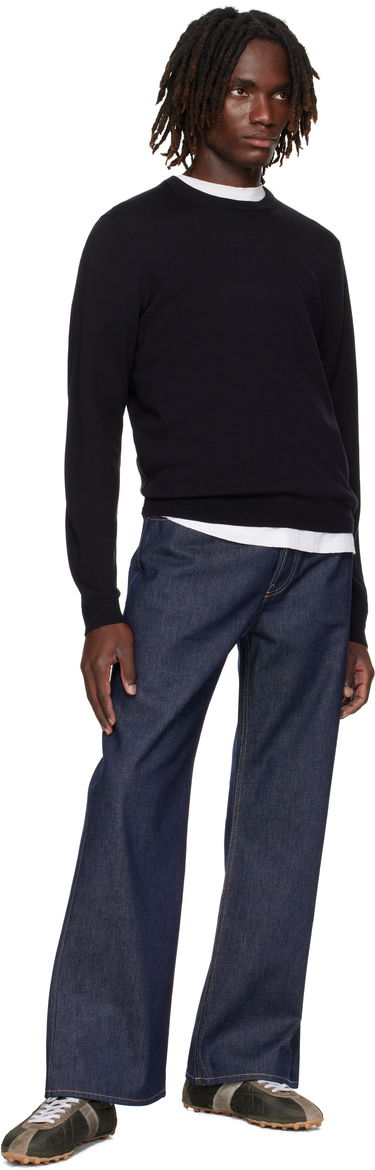Sveter Acne Studios Acne Studios Wool Sweater Čierna | B60364-, 3