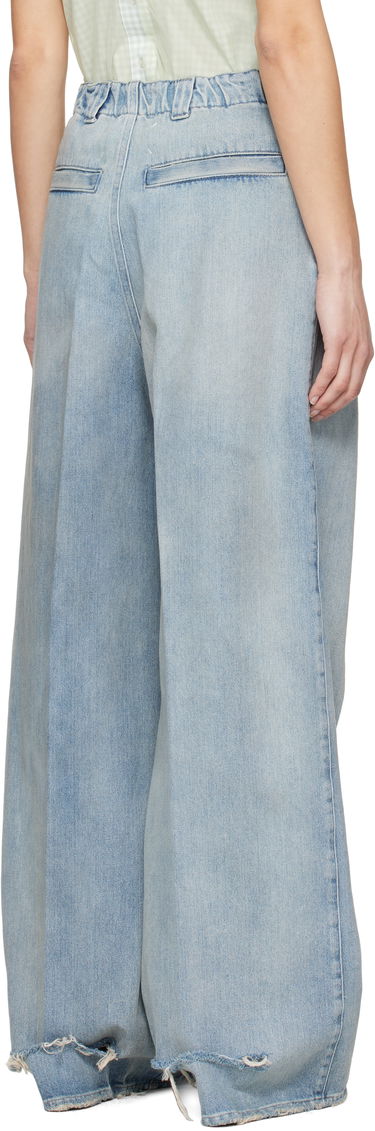 Džínsy Maison Margiela Maison Margiela 5 Pocket Wide Leg Jeans Modrá | S51KA0605 S30383, 2