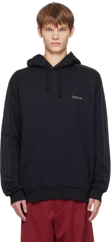 Mikina Yohji Yamamoto Y-3 Yohji Yamamoto Kuro Hoodie Čierna | KA9652, 0