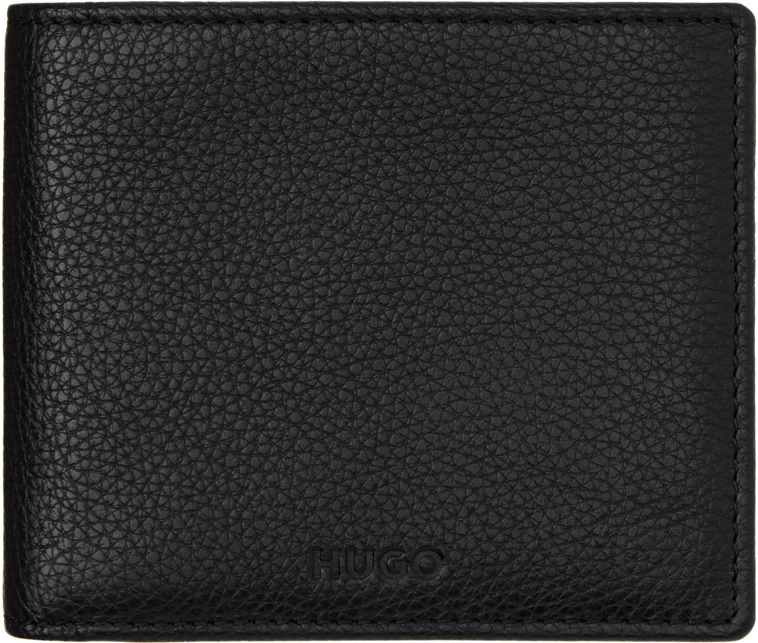 Peňaženka BOSS Leather Logo Bifold Wallet Čierna | 50536046, 0