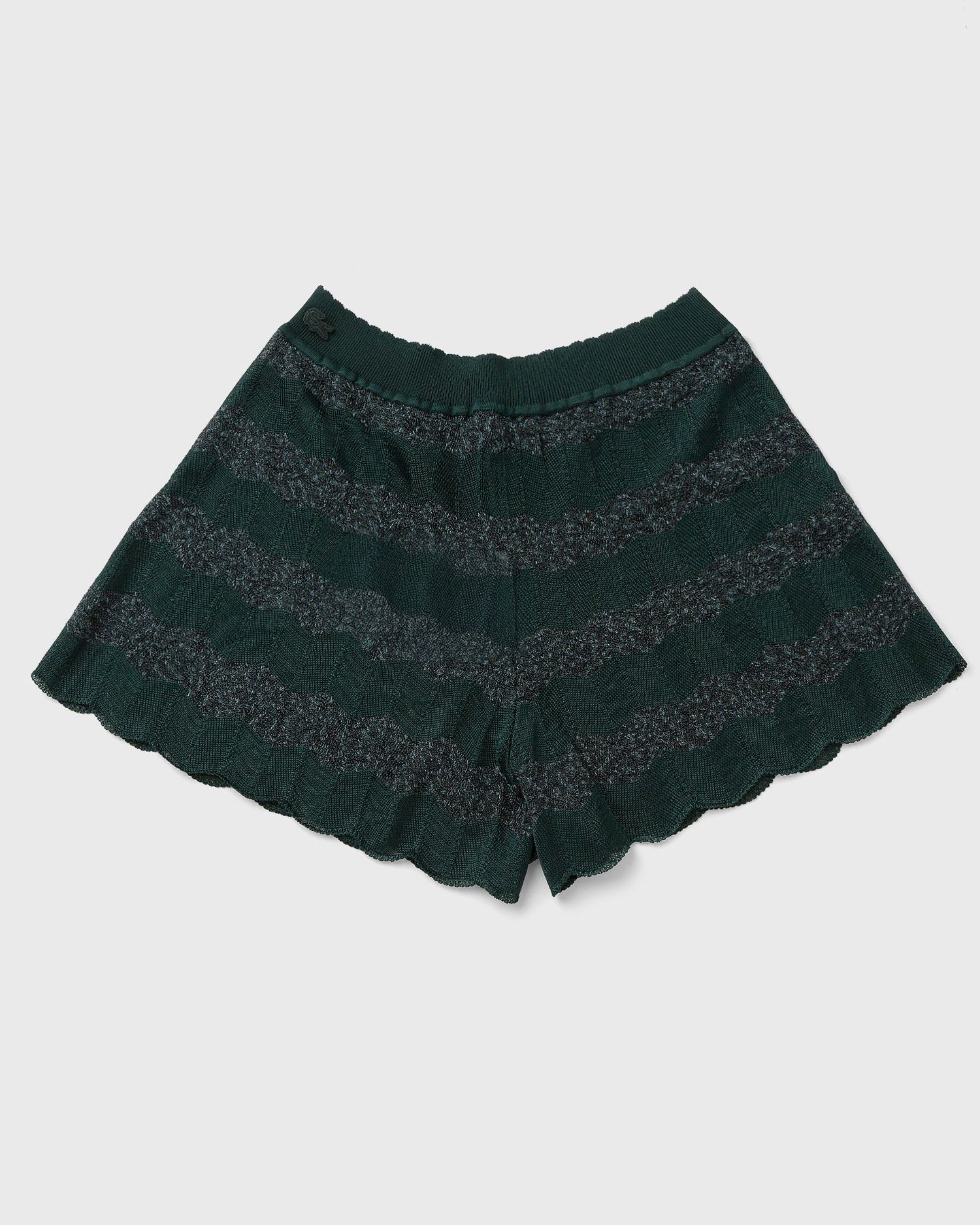 Šortky Lacoste Scalloped Knit Shorts Zelené | GF3651-YZP, 0