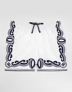Dolce & Gabbana Bandanna Print Swim Trunks