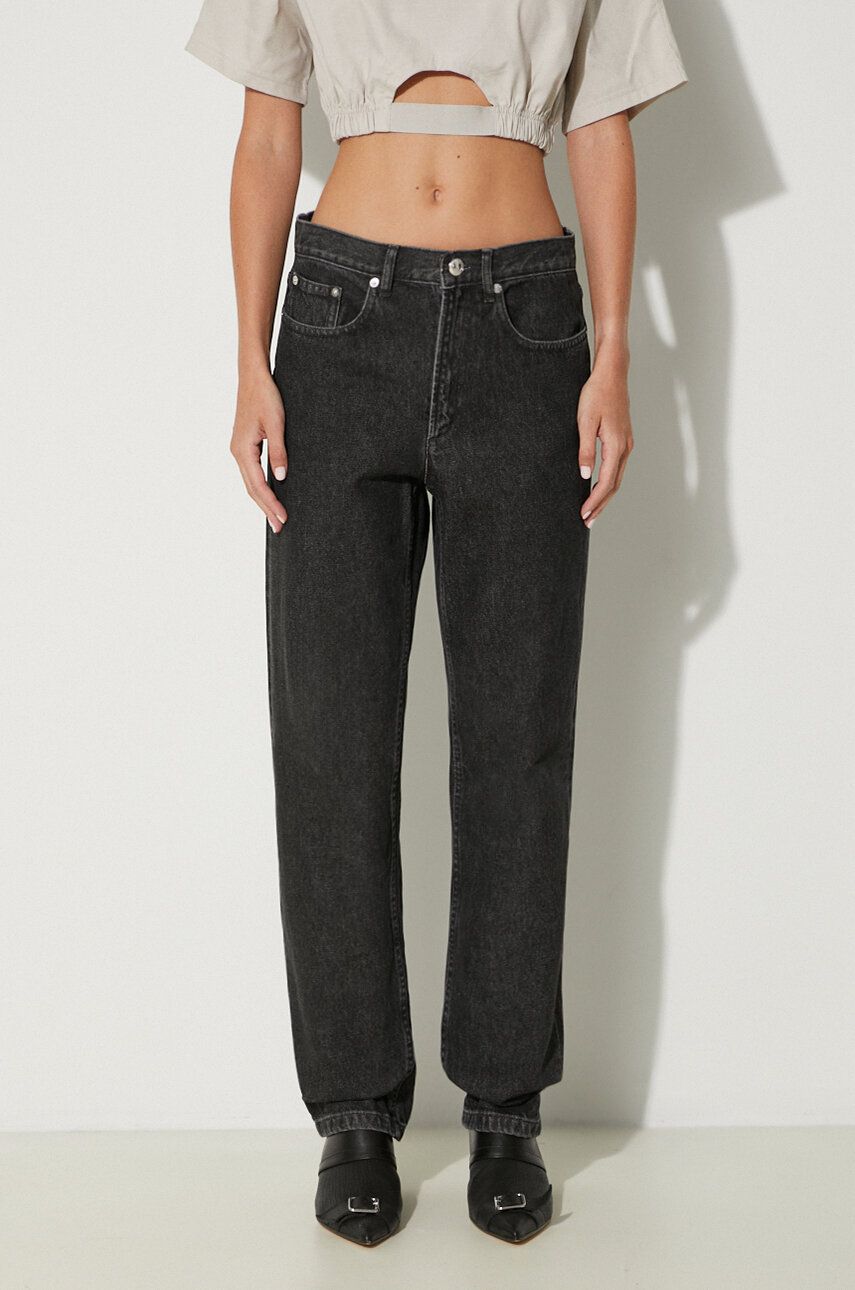 Džínsy A.P.C. High Waist Jeans Čierna | COETA.F09122, 0