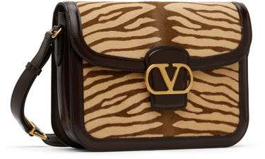 Taška cez rameno Valentino Valentino Garavani 9TO5 Calf Hair Shoulder Bag Hnedá | 6Y2B0D05SUC, 1