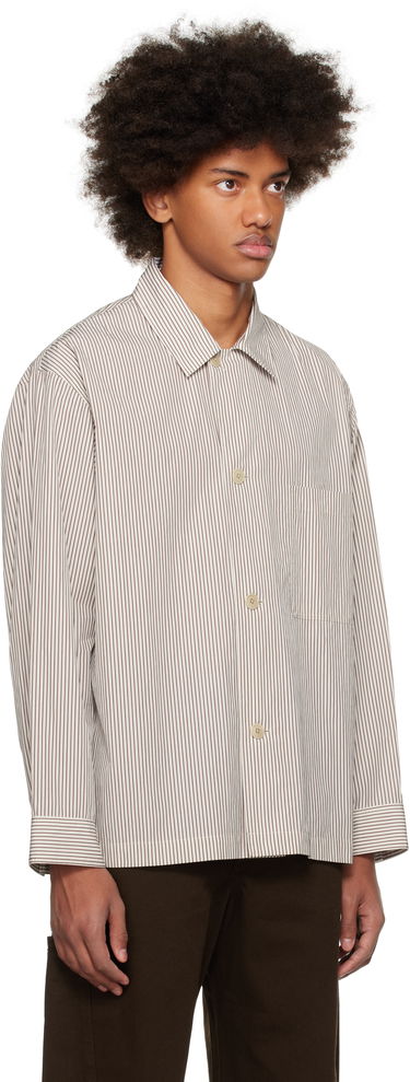 Košeľa LEMAIRE Lemaire Striped Pyjama Shirt Béžová | SH1131 LF1313, 1