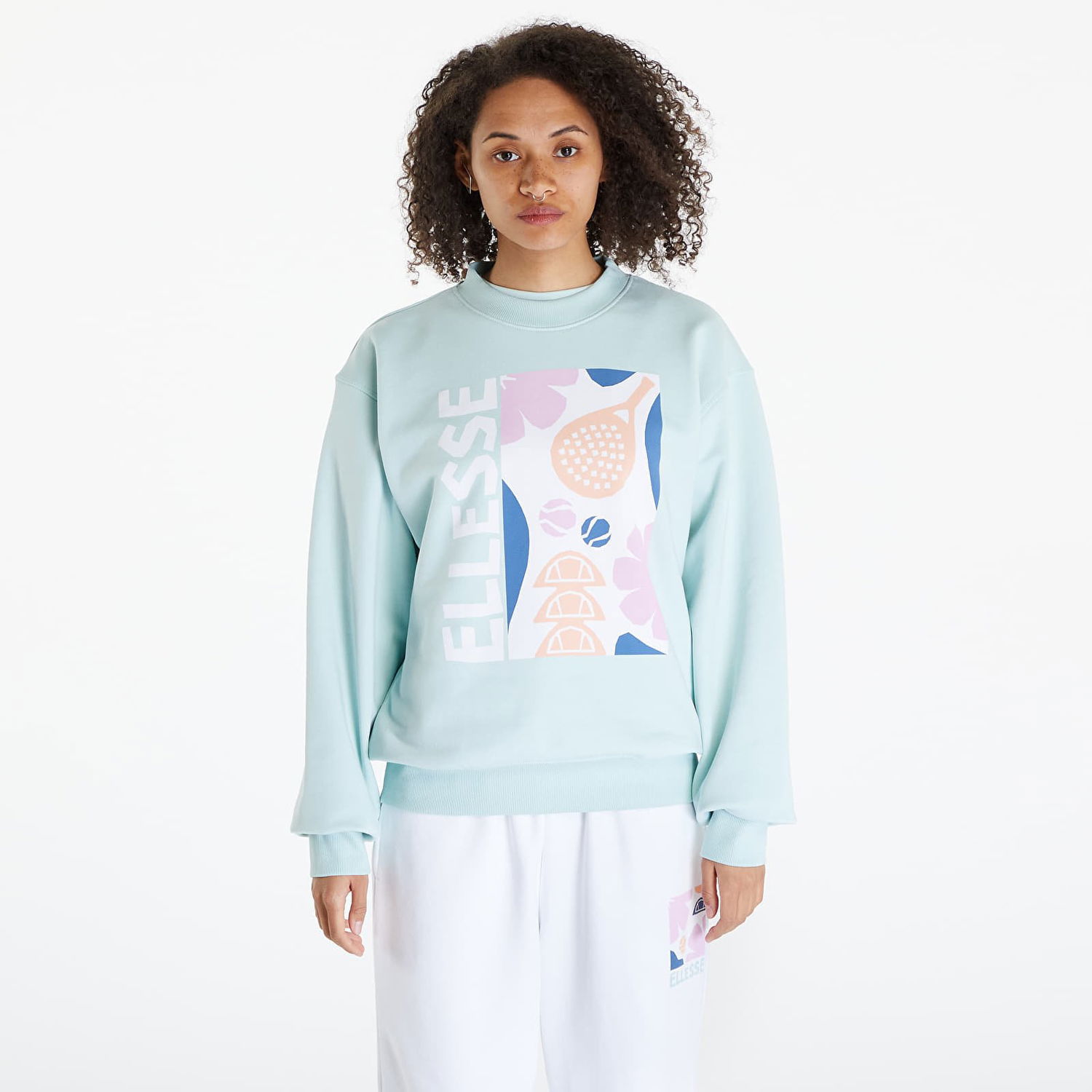Mikina Ellesse Rosiello Sweatshirt Light Green Tyrkysová | SGV20247-511, 0