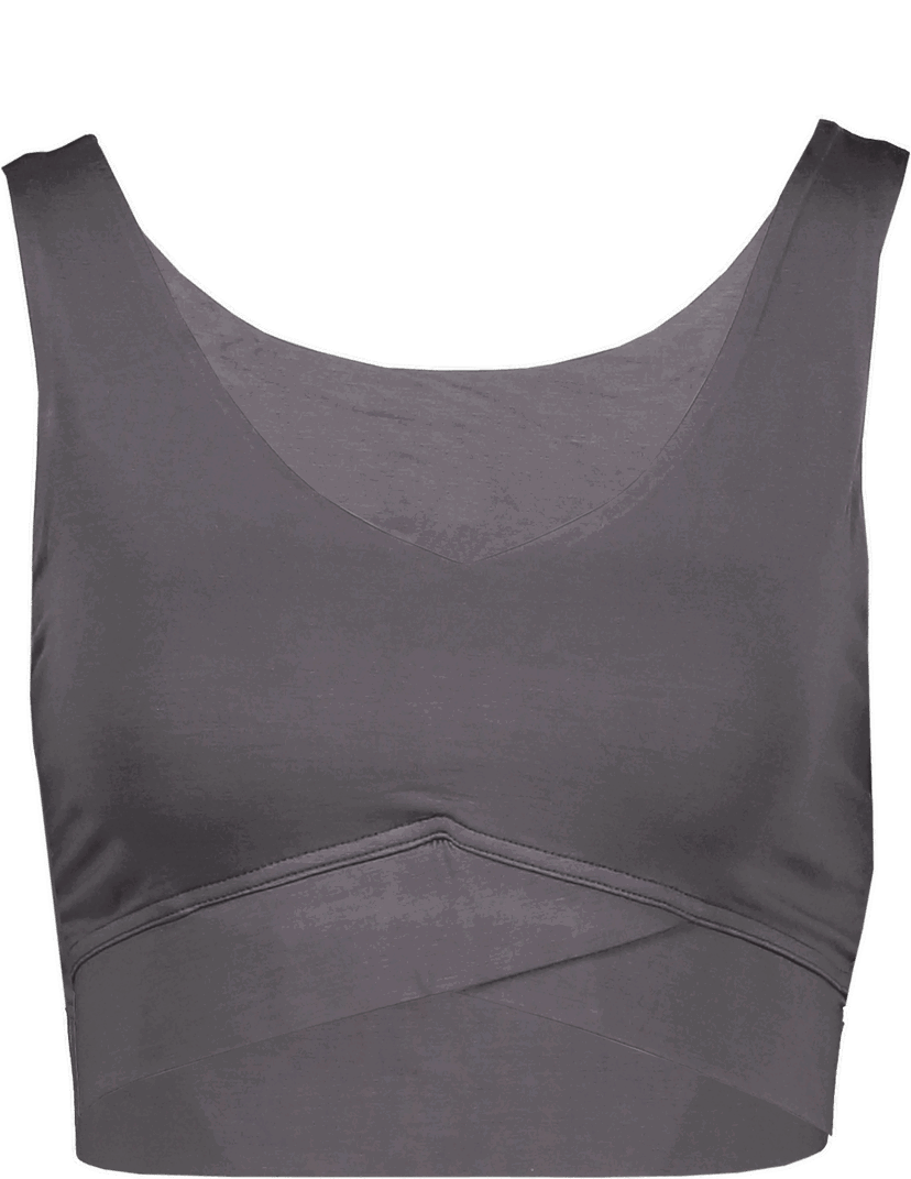 Podprsenka Fila CHATILLON V-neck Criss-cross Sports Bra Šedá | faw0074-80008