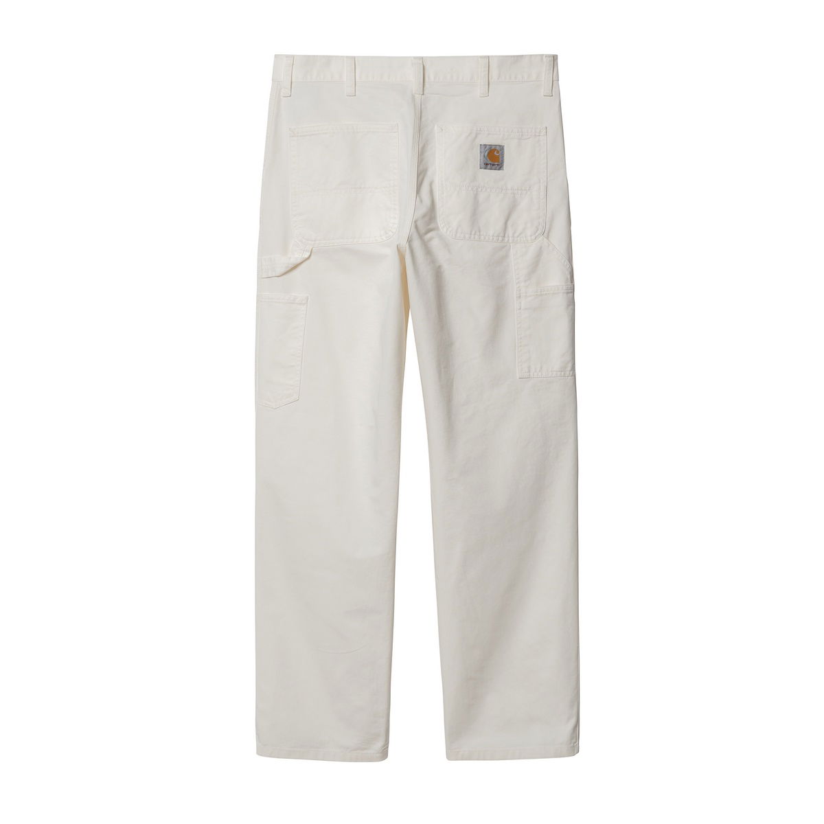 Nohavice Carhartt WIP Single Knee Pant "Off-White rinsed" Biela | I031499_350_02, 0