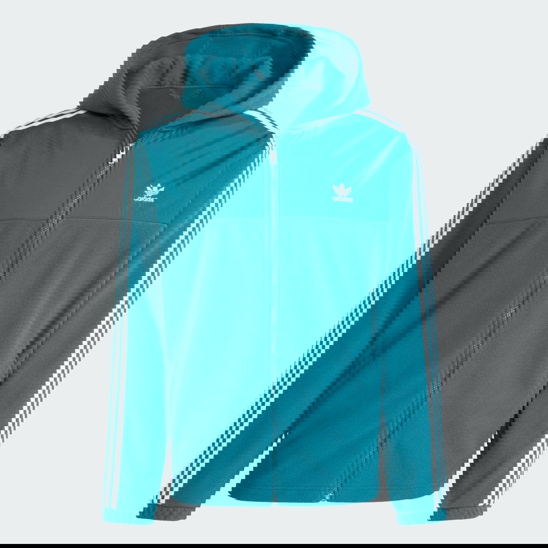 Mikina adidas Performance Adicolor 3-Stripes Teddy Fleece Hoodie Zelené | IZ2488, 1