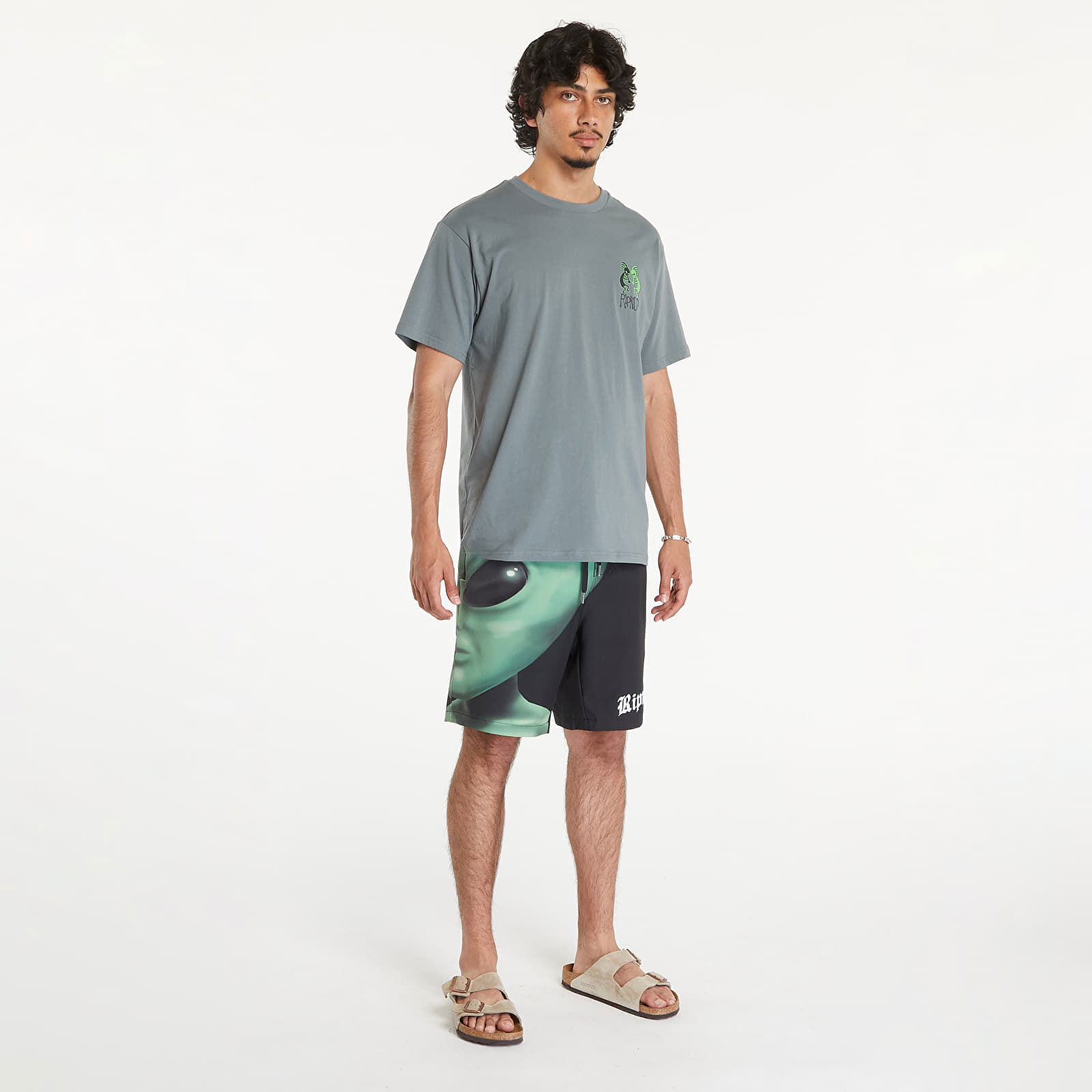 We Come In Peace Swim Shorts Black