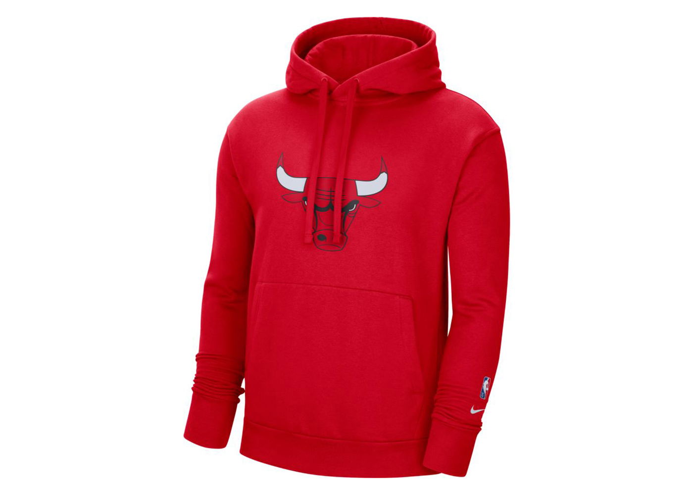 Mikina Nike NBA Essential Chicago Bulls Pullover Hoodie Red Červená | DB1822-657, 0
