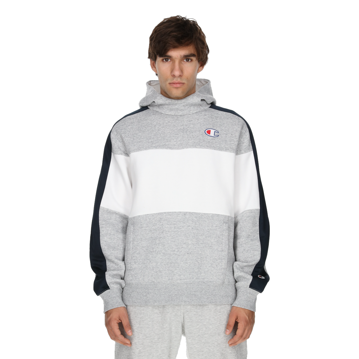 Mikina Champion Color-Block Funnel Neck Hoodie Rôznofarebný | 220317-EM021, 0