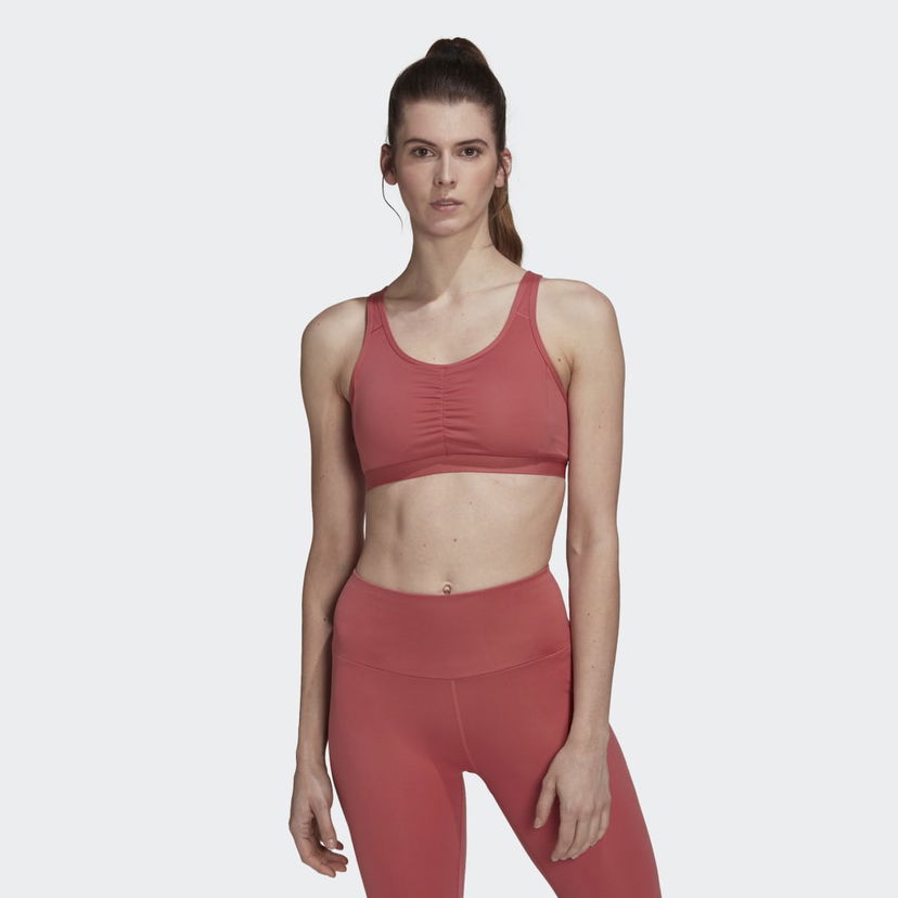 Podprsenka adidas Performance Coreessentials Medium-Support Sports Bra Červená | HL8569