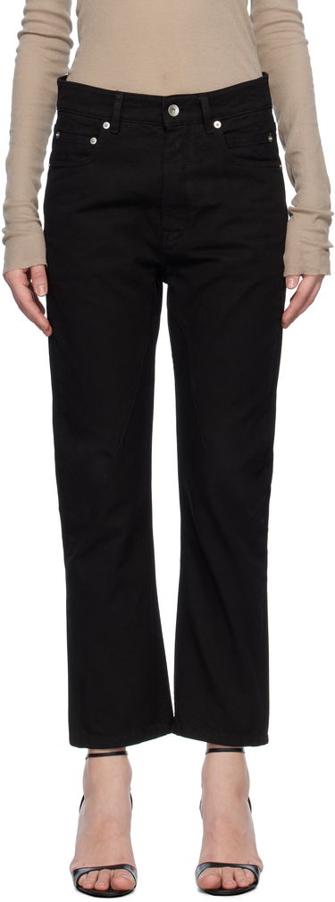 Nohavice Rick Owens Rick Owens DRKSHDW Hollywood VDD Trousers Čierna | DS01E3310 CVS, 0