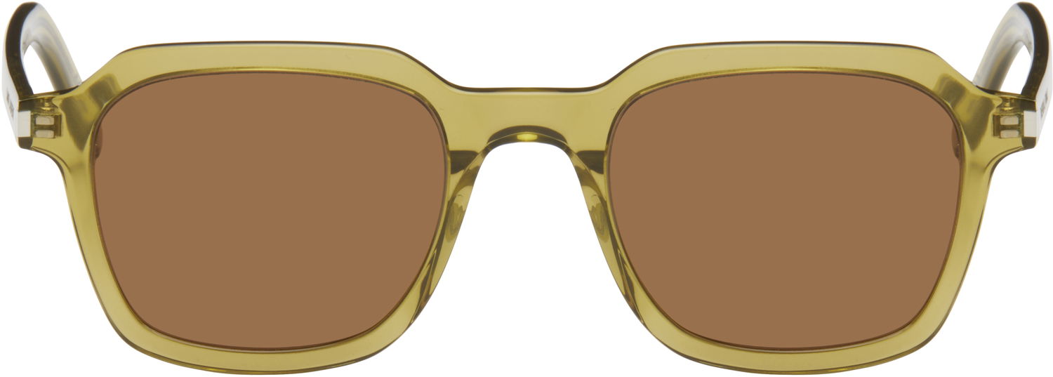 Slnečné okuliare Saint Laurent Slim Square Sunglasses Zelené | SL 715 SLIM-004, 0